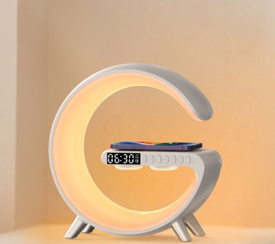 New Arrival Wireless Charger with Ambient Light Bluetooth Speaker