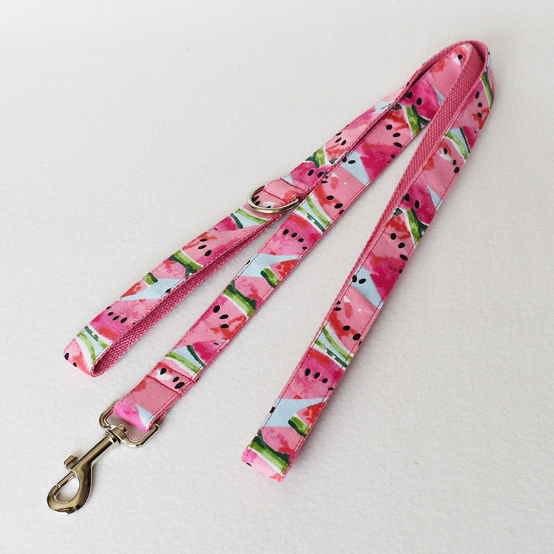 Pink Watermelon Pet Products Dog Collar