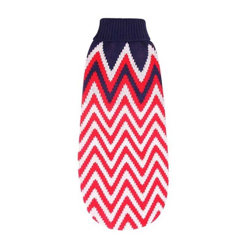 Festive Christmas Pet Turtleneck Sweater