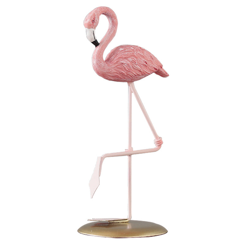 Nordic Style Flamingo Figurine Fairy Garden
