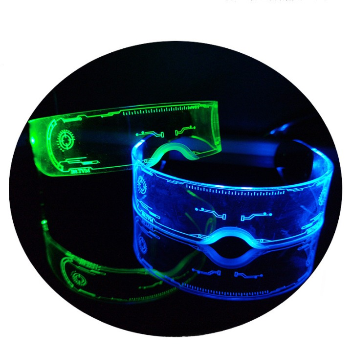 Colorful LED luminous party glasses