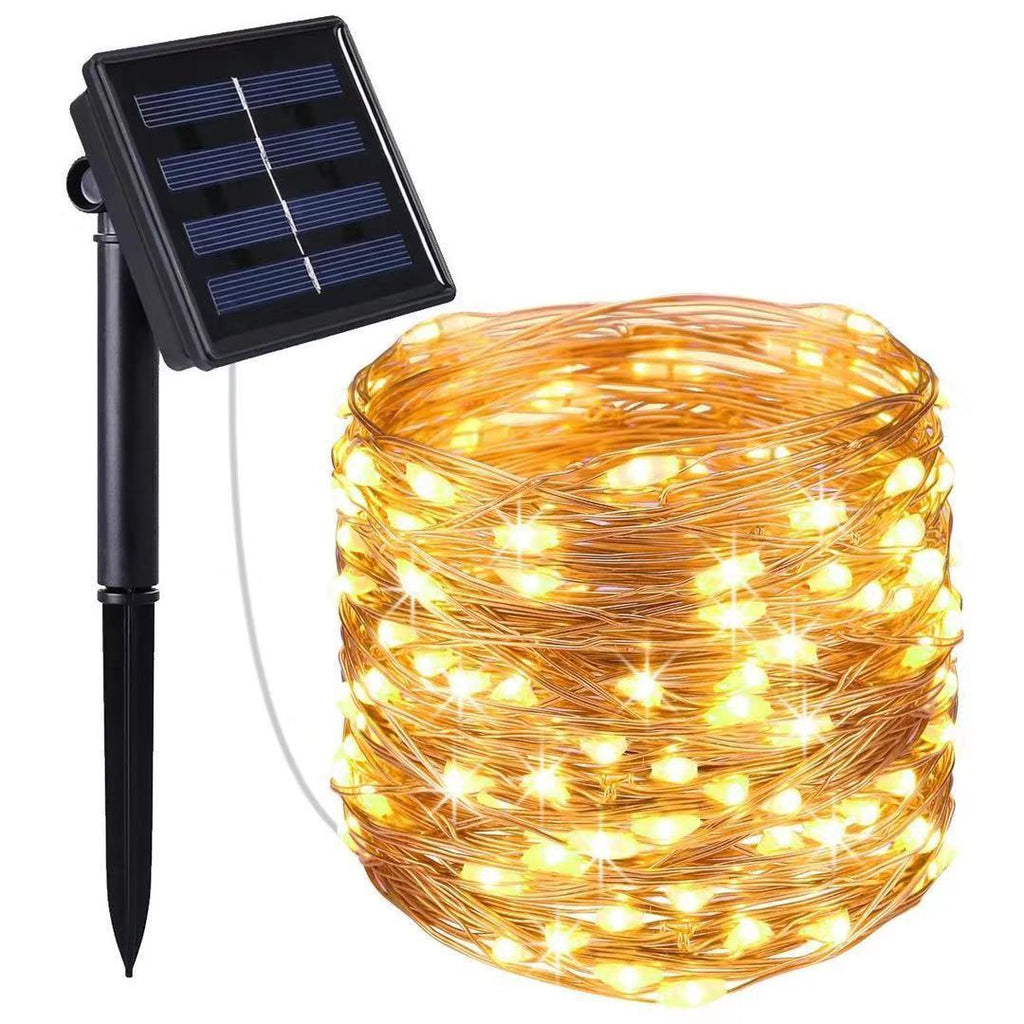 LED solar copper wire lights