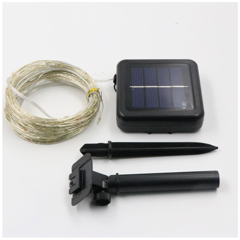 LED solar copper wire lights