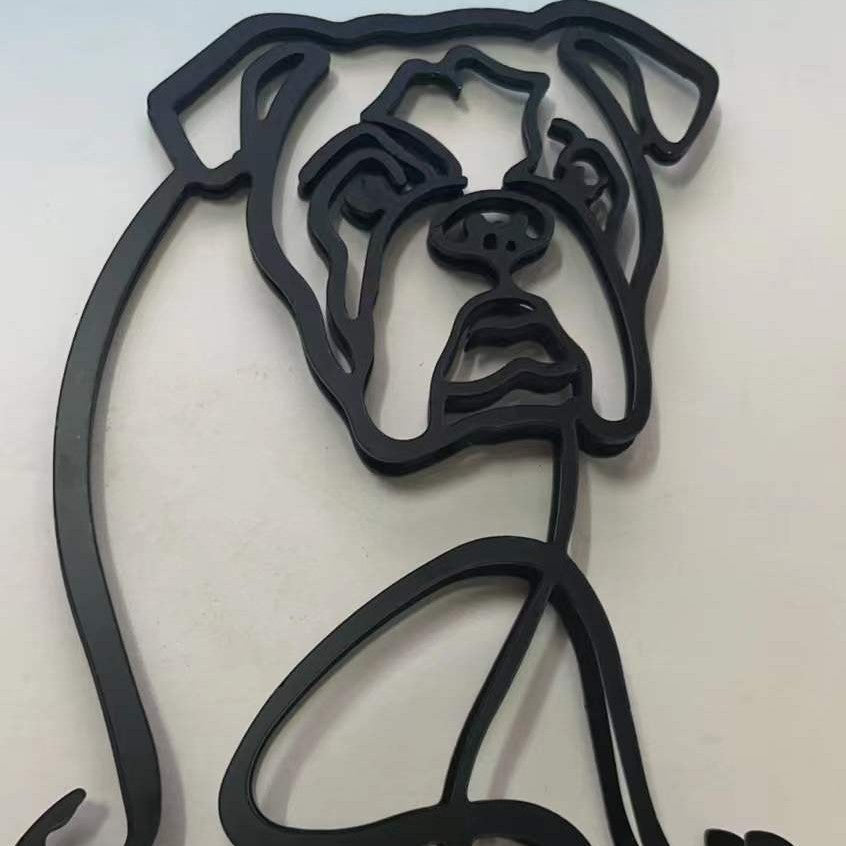 Modern new craft Dog Art Sculpture