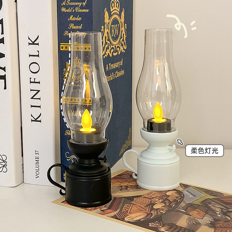 Creative Retro Kerosene Lamp – LED Luminous Candle Light