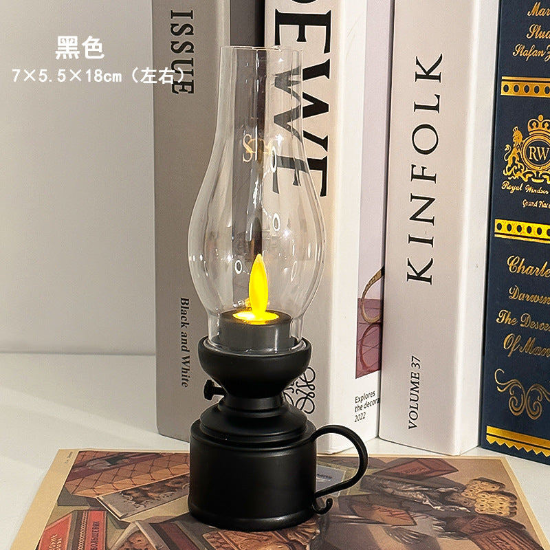 Creative Retro Kerosene Lamp – LED Luminous Candle Light