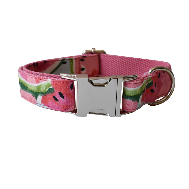 Pink Watermelon Pet Products Dog Collar