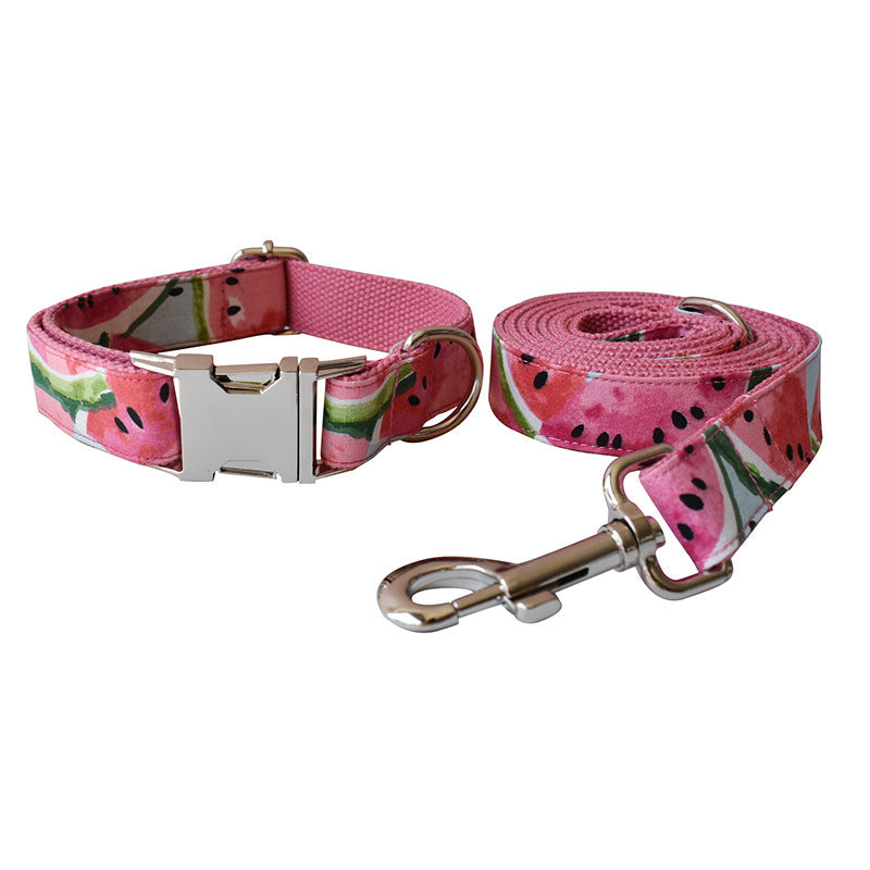 Pink Watermelon Pet Products Dog Collar