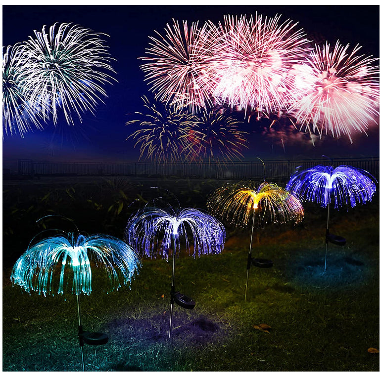 New solar jellyfish lights Christmas garden decoration