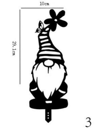 Garden Decoration Santa Yard Art Garden Decoration