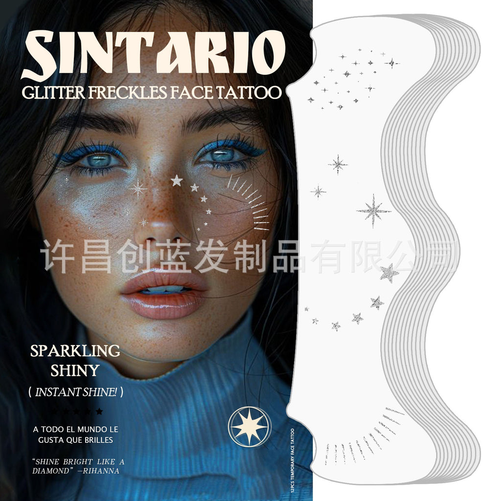 Waterproof & Sweatproof Freckles tattoo stickers