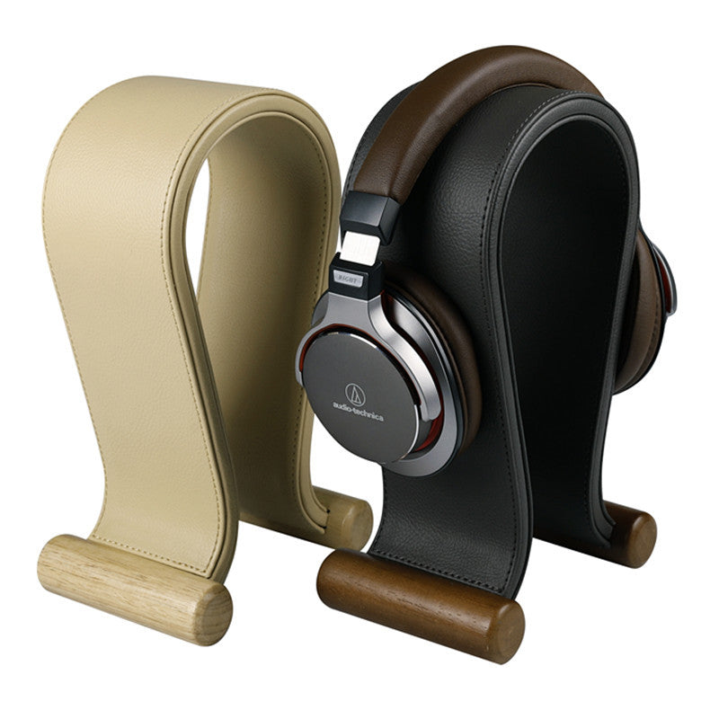 N shape Leather headset stand