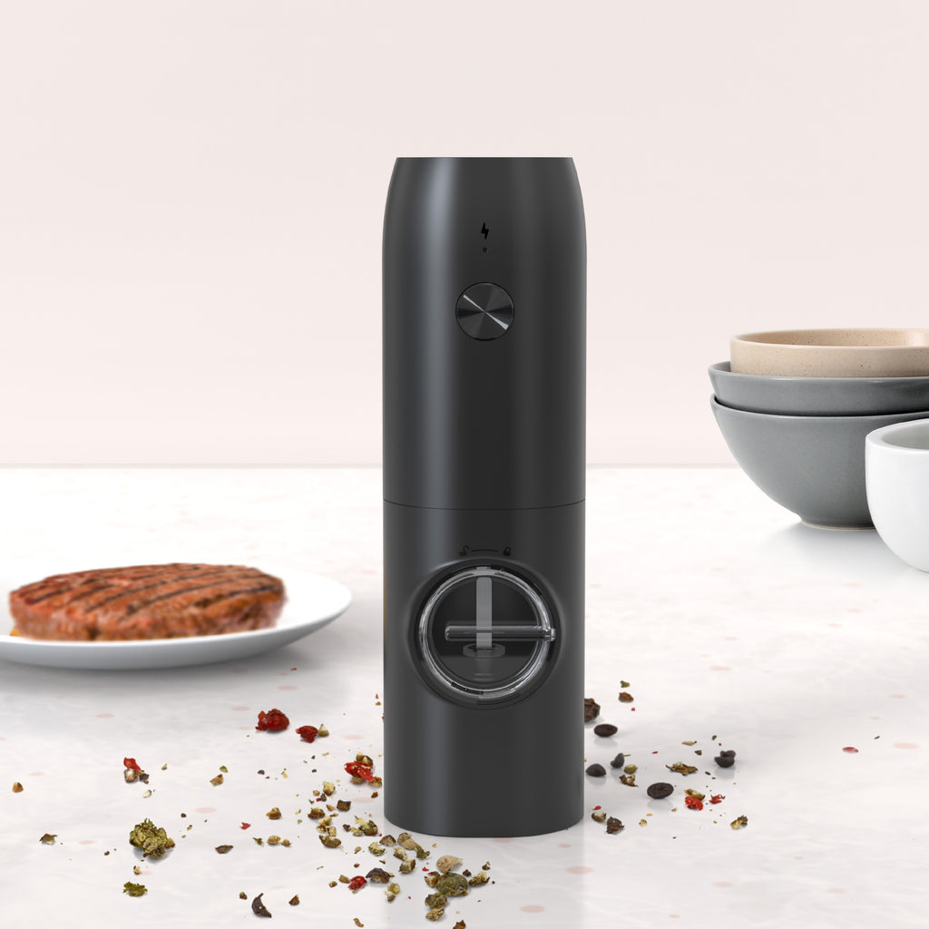Rechargeable electric pepper grinder