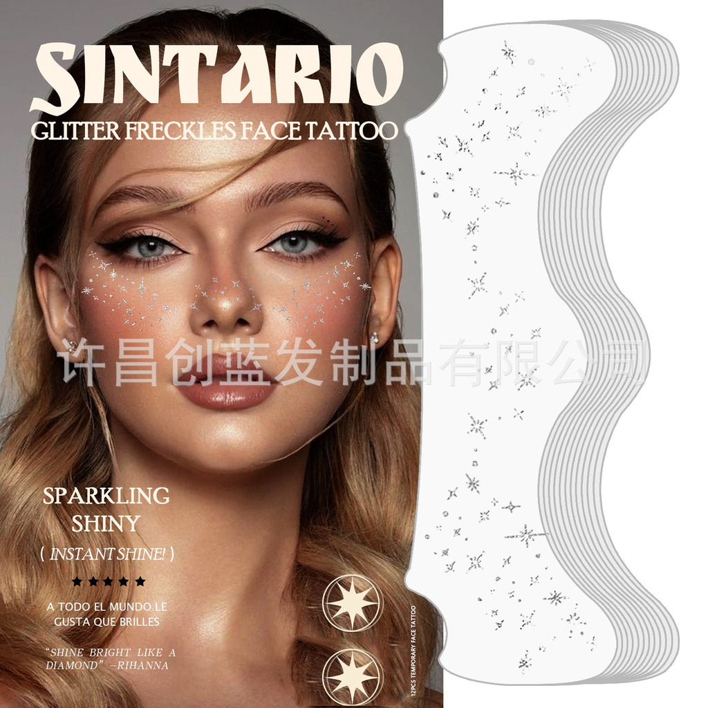 Waterproof & Sweatproof Freckles tattoo stickers