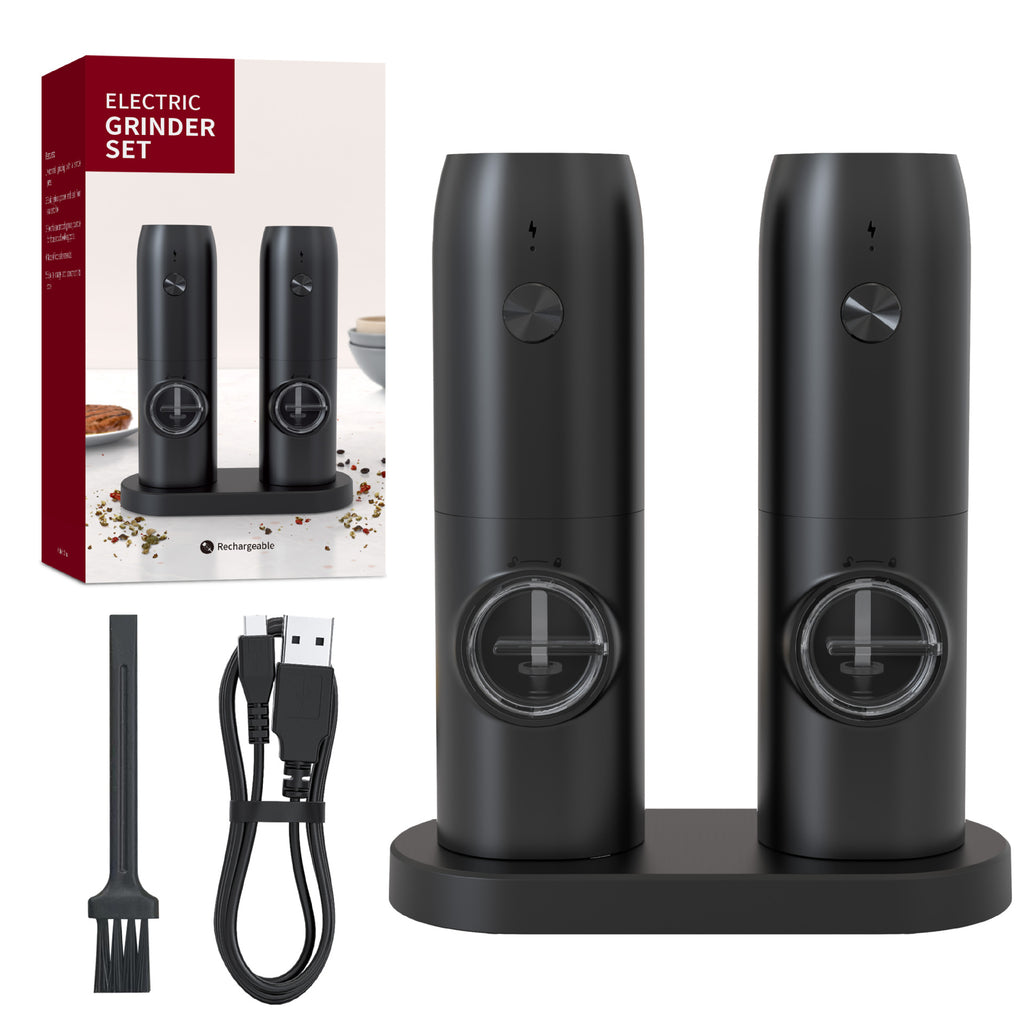 Rechargeable electric pepper grinder