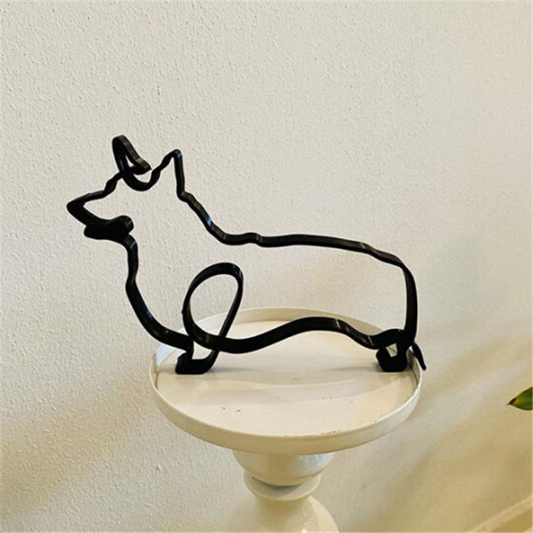 Modern new craft Dog Art Sculpture