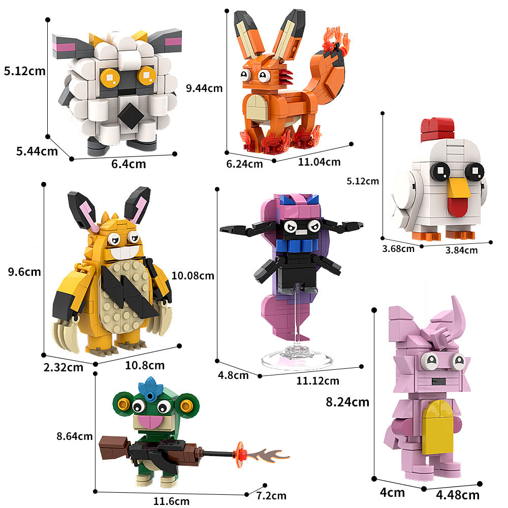 Parlu character building blocks