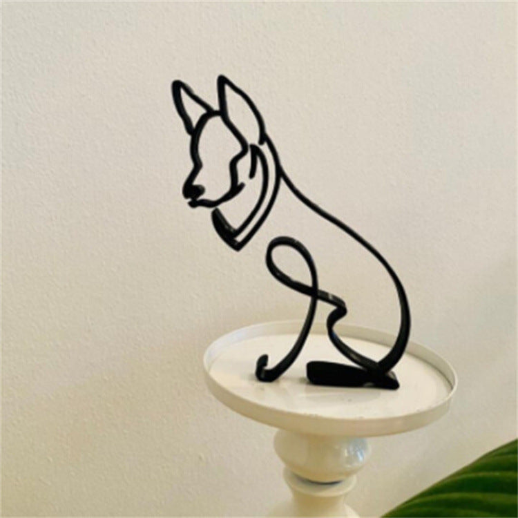 Modern new craft Dog Art Sculpture