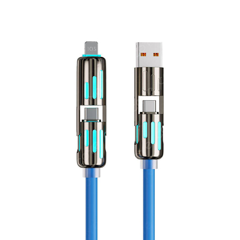 240W 4-in-1 fast charging cable