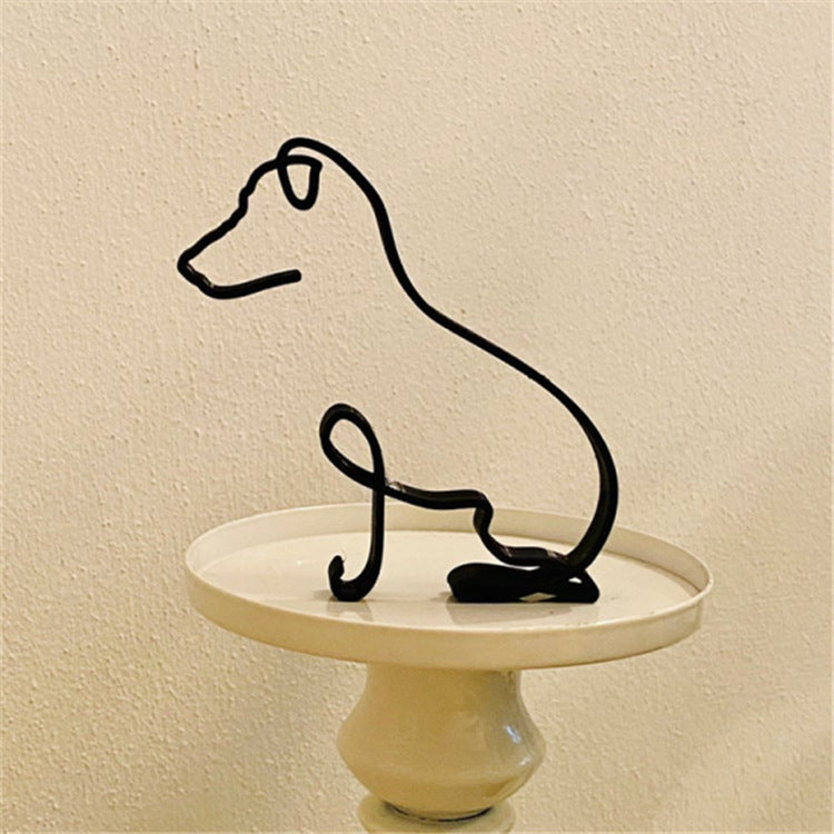 Modern new craft Dog Art Sculpture