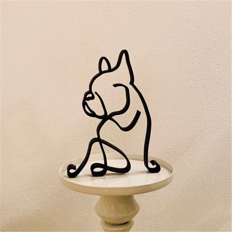 Modern new craft Dog Art Sculpture