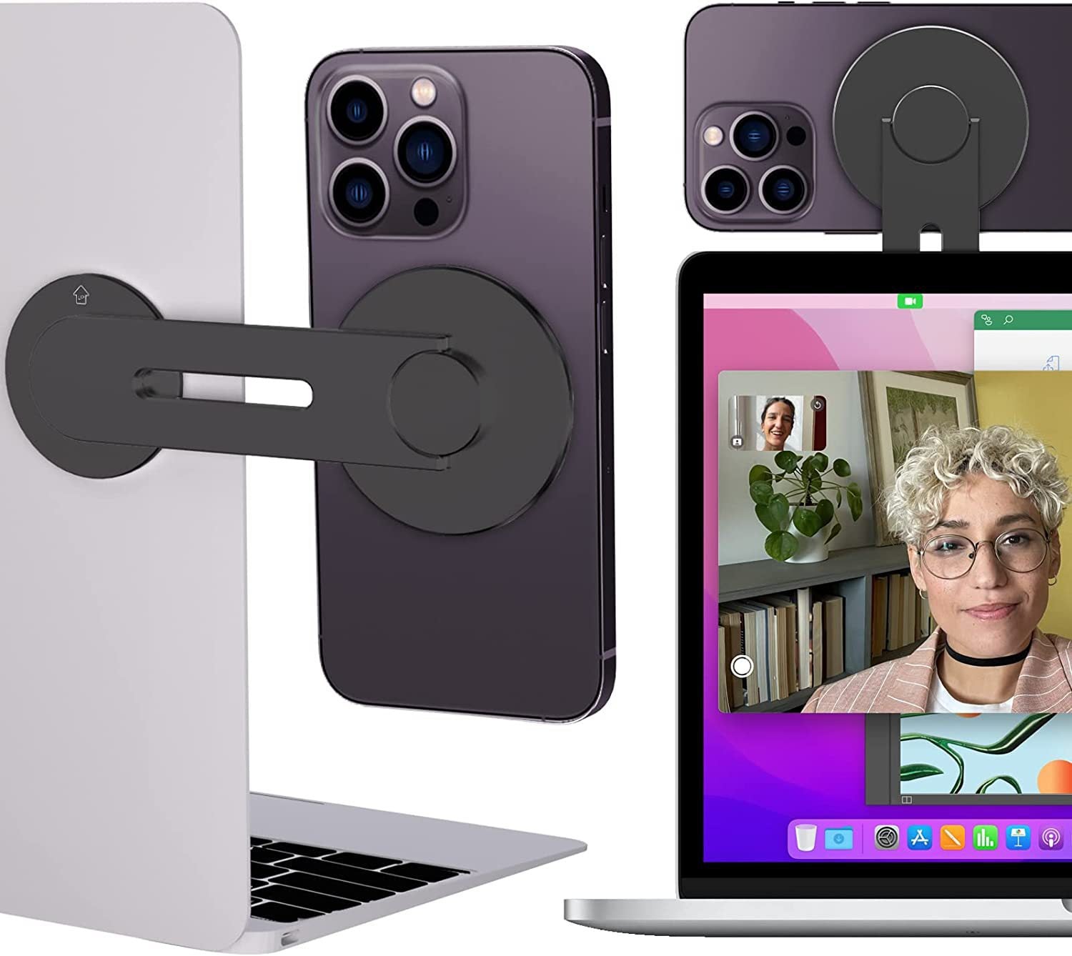 Magsafe Laptop extension magnetic phone holder