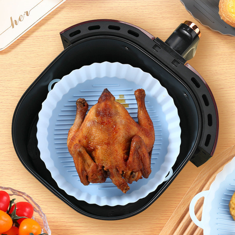 New Air Fryer Tray Silicone Baking Tray