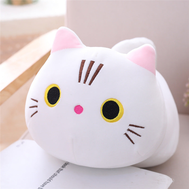 Cute soft cat plush doll