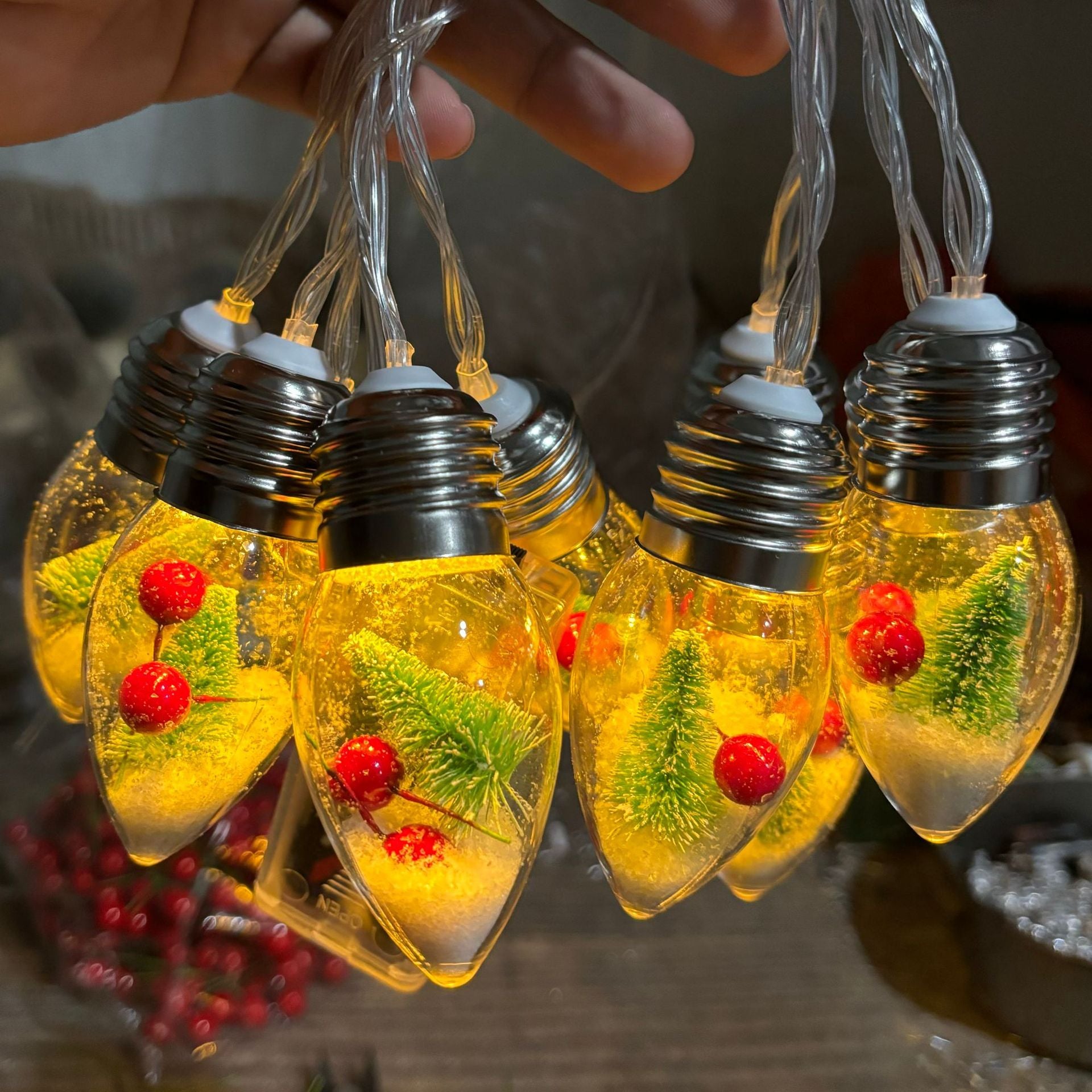 Christmas LED bulb lights