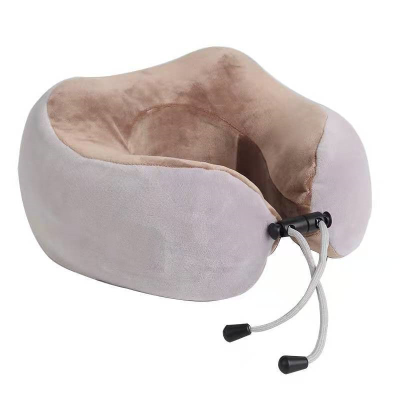 Portable multifunctional rechargeable U-shaped massage pillow