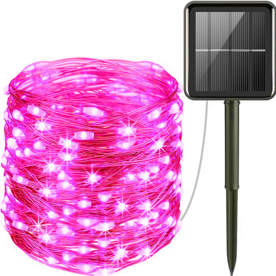 LED solar copper wire lights