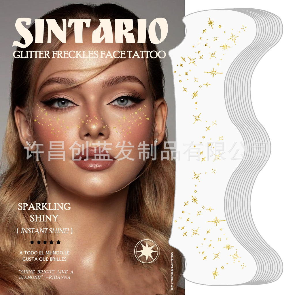 Waterproof & Sweatproof Freckles tattoo stickers