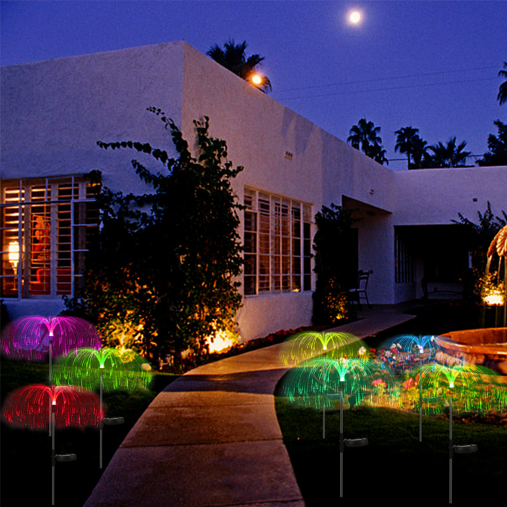 New solar jellyfish lights Christmas garden decoration