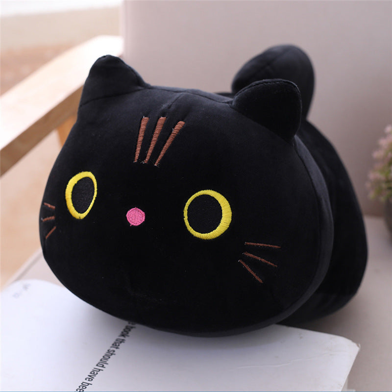 Cute soft cat plush doll