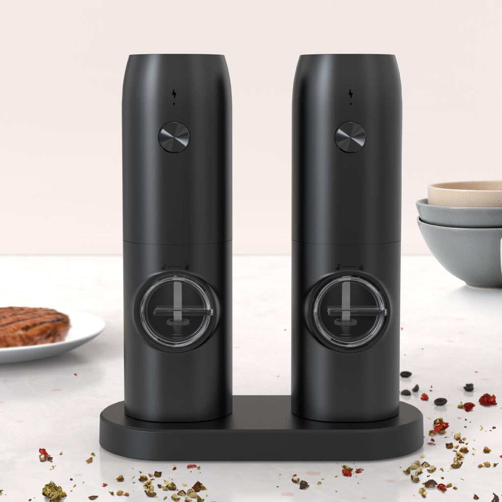 Rechargeable electric pepper grinder