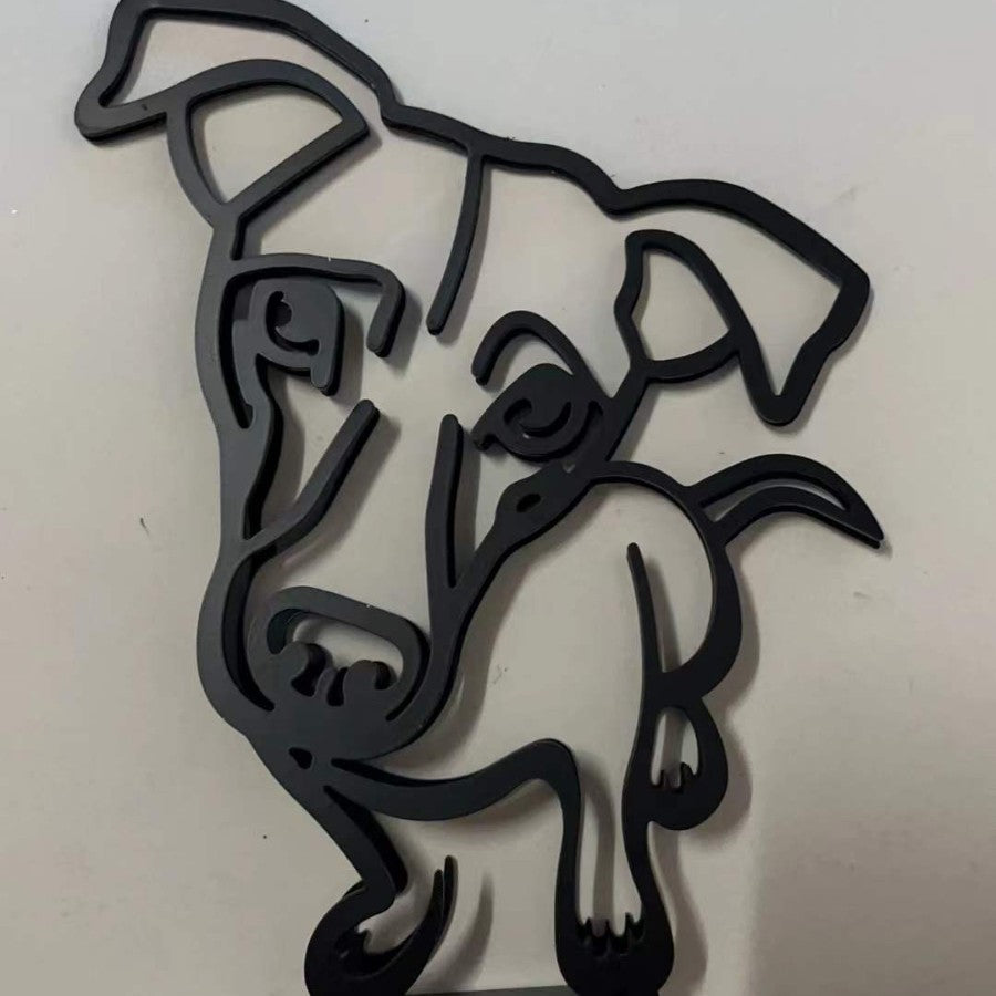 Modern new craft Dog Art Sculpture