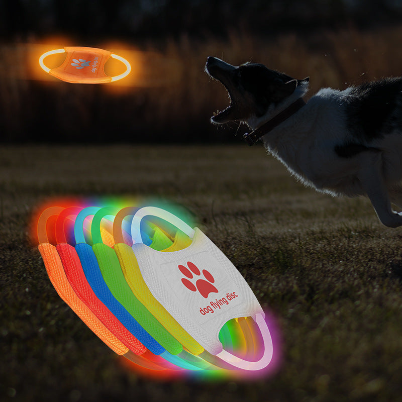 LED Rechargeable Pet Luminous Frisbee
