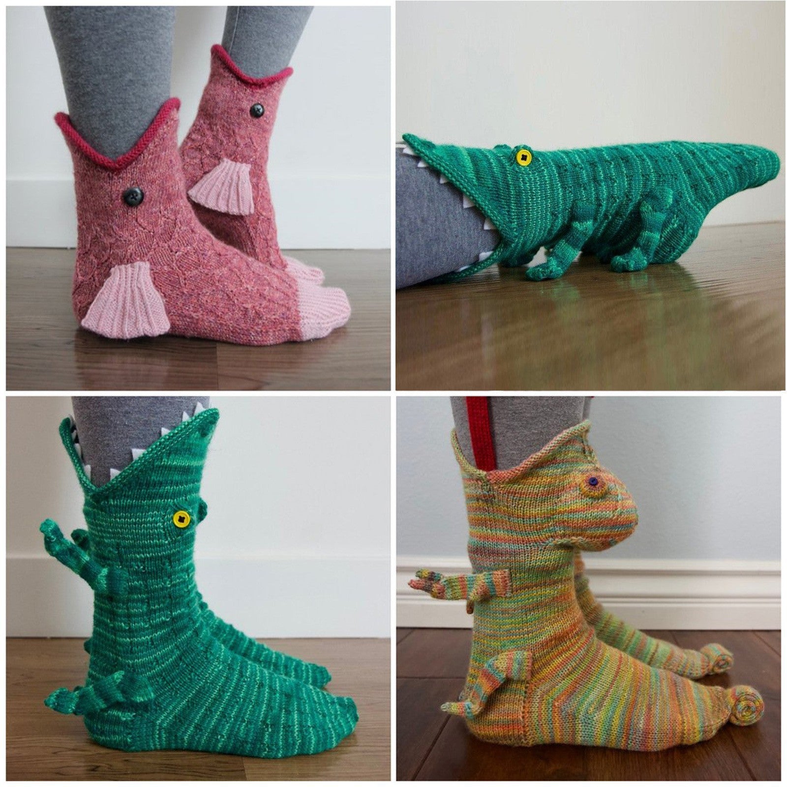 Party/Animals Knitted creative socks