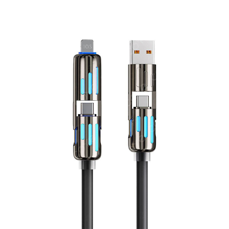 240W 4-in-1 fast charging cable