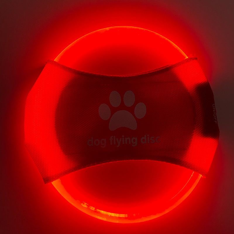 LED Rechargeable Pet Luminous Frisbee