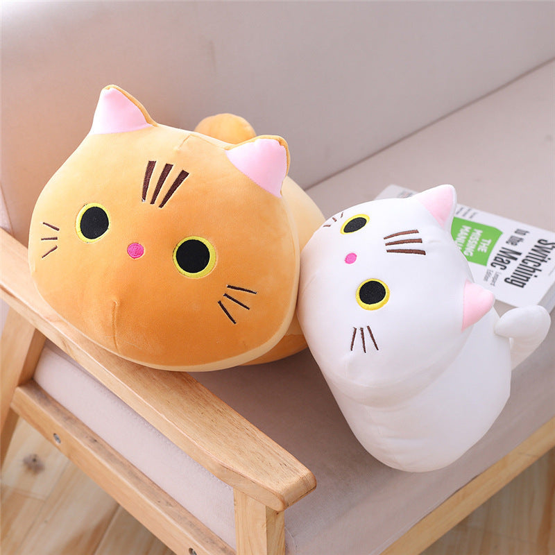 Cute soft cat plush doll