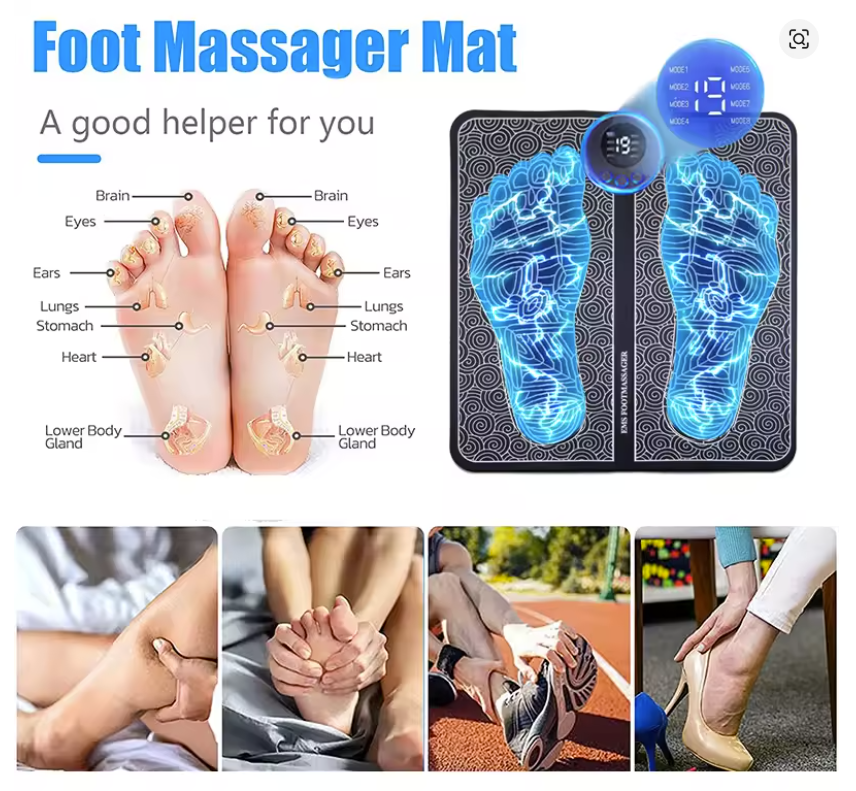 EMS Portable Pulse Foot Massager