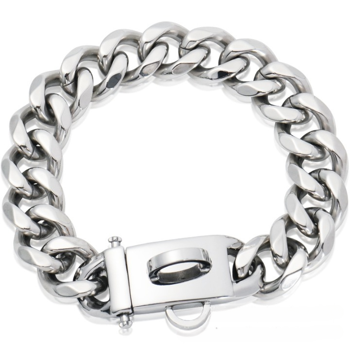 19mm titanium steel dog collar dog chain