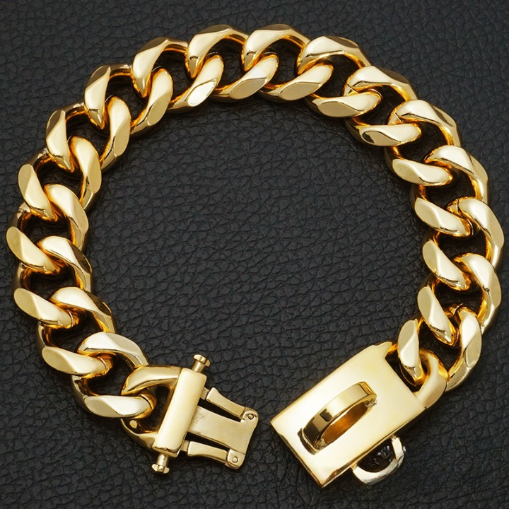 19mm titanium steel dog collar dog chain